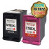 삼성 (특대용량 잉크세트) INK-M185 INK-C185 검정 컬러 SL-J1680 J1683 J1685 J1780W J1780DW J1785W M185XL C185XL 라온잉크, 1세트