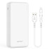 SPEEDY 슬림 듀얼 보조배터리 20000mAh 2A + C타입 케이블 + 8핀 젠더 세트, SPE-B22PCPPB200A, 혼합색상