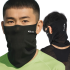 K2 세이프티 쿨핏 자외선차단 마스크, 블랙+블랙